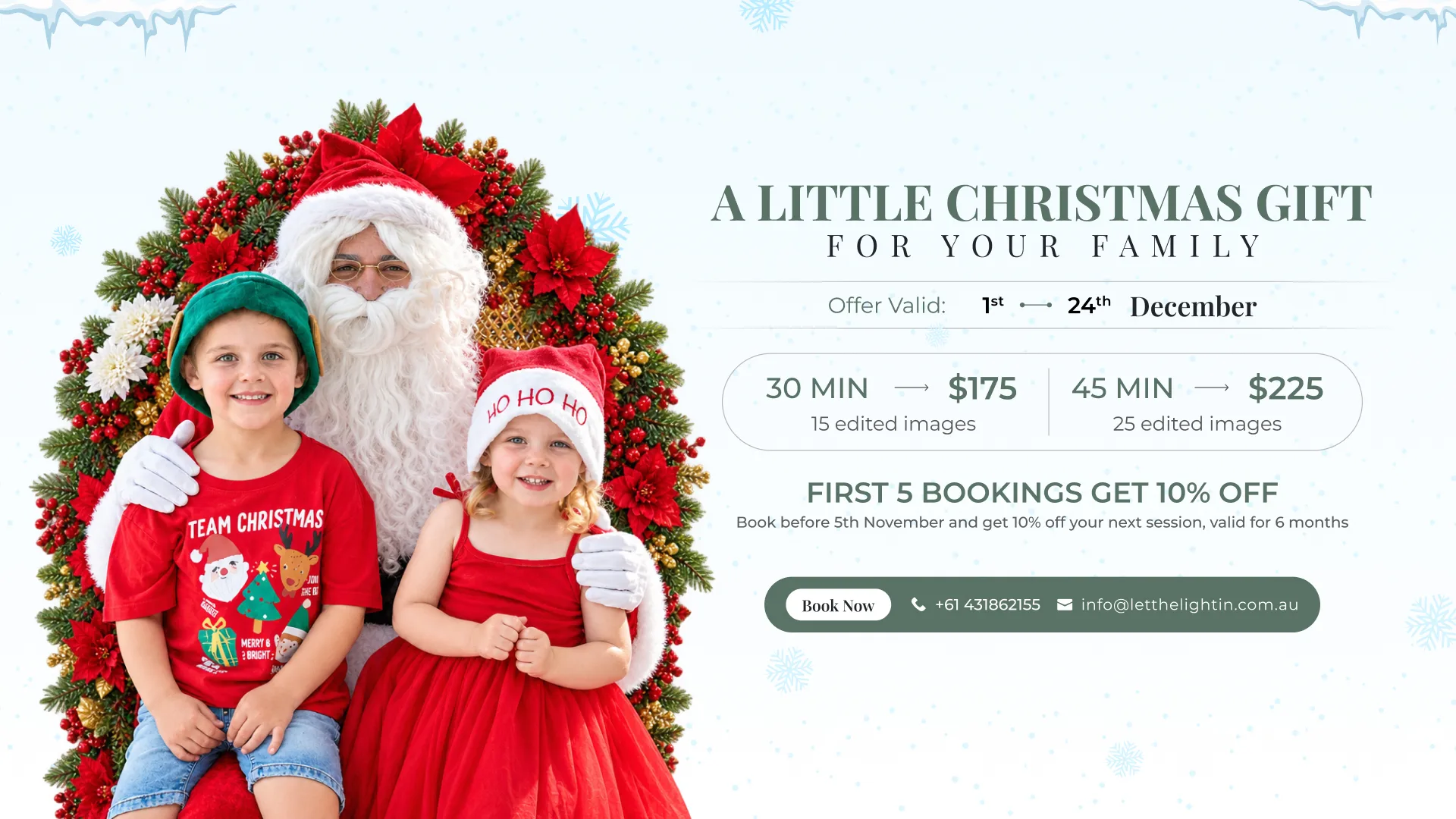 A Little Christmas Gift for Your Family - Let the light In-Photography