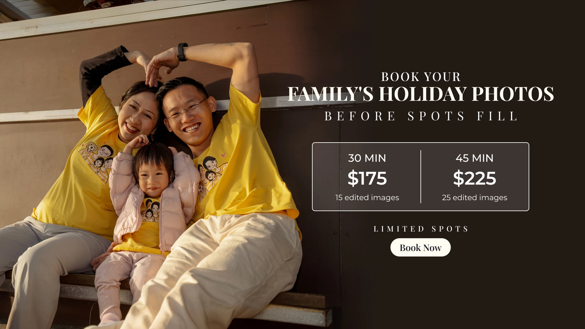 Holiday Family Studio Photoshoots