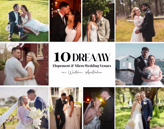 10 Dreamy Elopement & Micro Wedding Venues in Western Australia