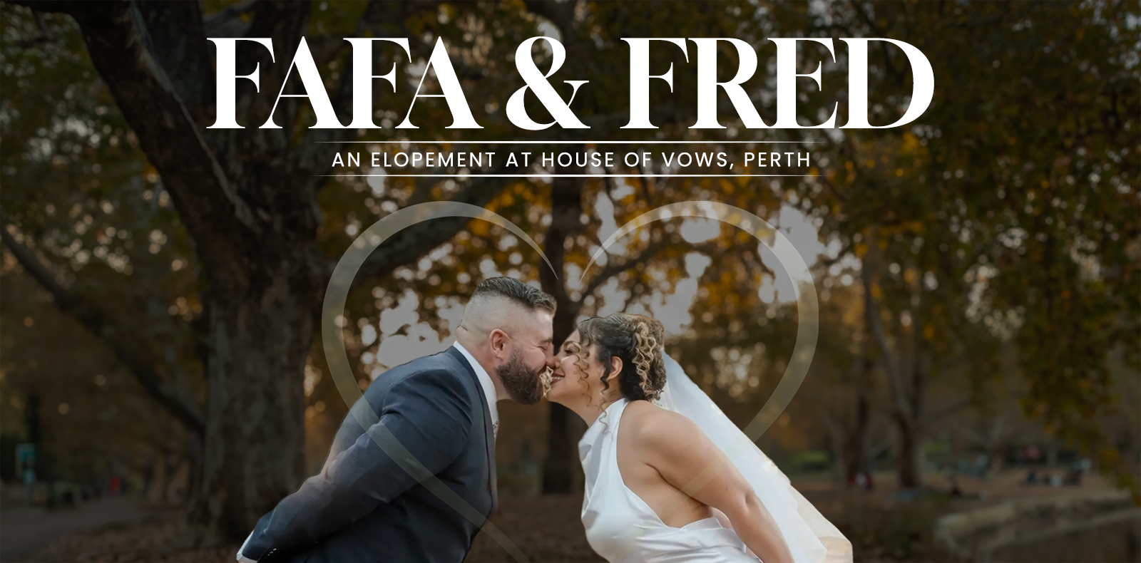 When Two People Lean into Forever: Fafa & Fred's Elopement at House of Vows, Perth