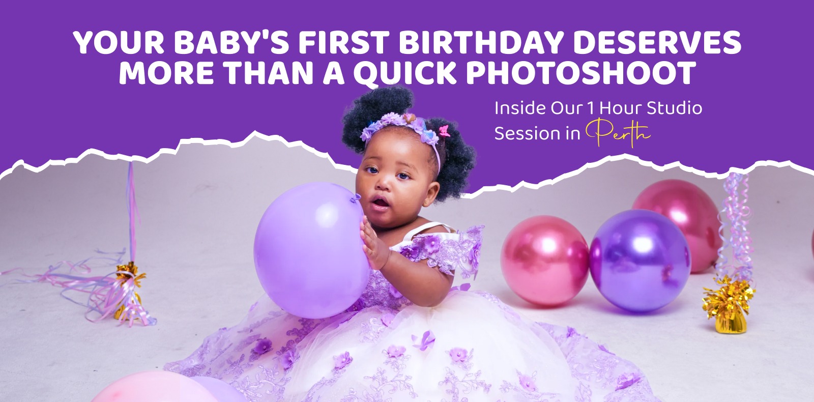 1st Birthday Photoshoot perth