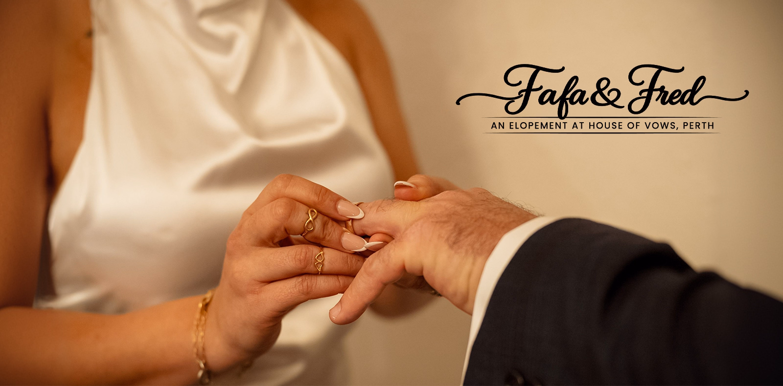 When Two People Lean into Forever: Fafa & Fred's Elopement at House of Vows, Perth